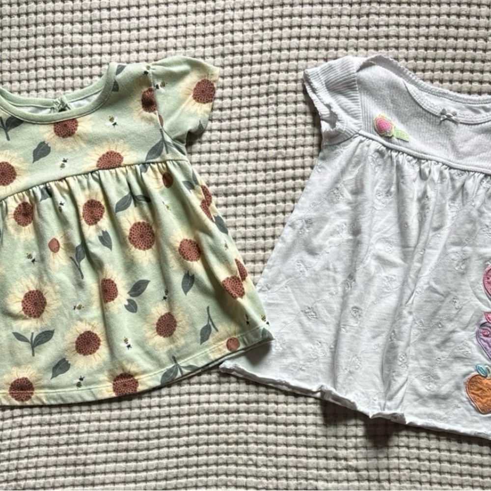 Charming Sunflower and Embroidered Kids Dresses